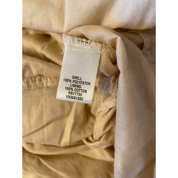 Nwt Erin Fetherston for Target Gold Tiered Ruffle Dress Juniors 9 - Picture 8 of 9